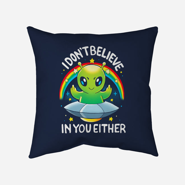 I Don't Believe In You Either-None-Removable Cover w Insert-Throw Pillow-Vallina84