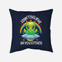 I Don't Believe In You Either-None-Removable Cover w Insert-Throw Pillow-Vallina84