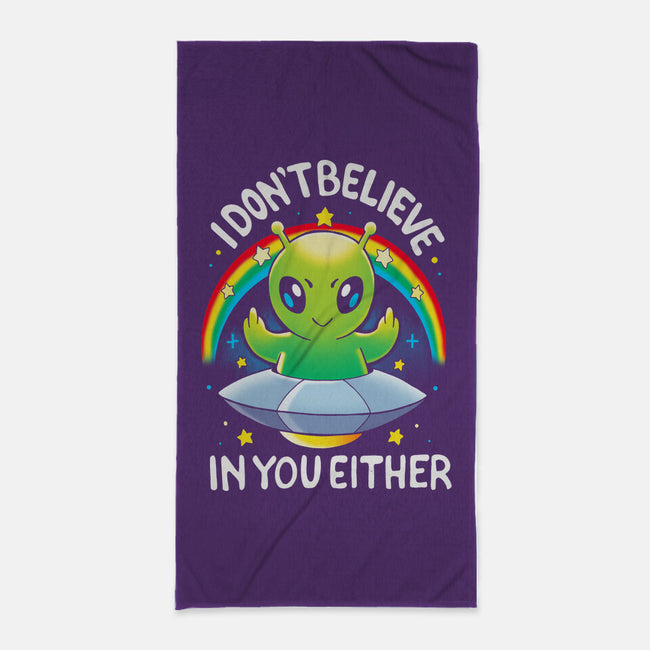 I Don't Believe In You Either-None-Beach-Towel-Vallina84