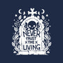 Don't Trust The Living-Unisex-Basic-Tee-Vallina84