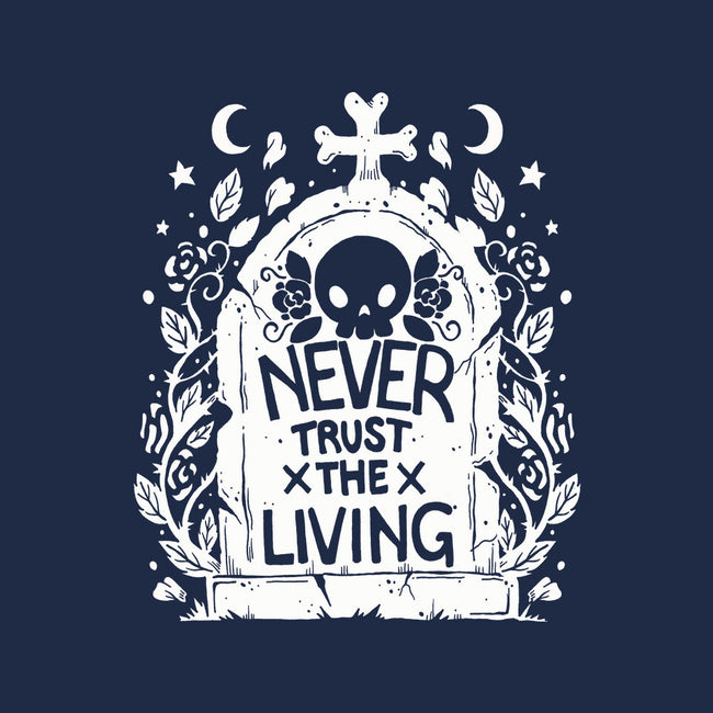 Don't Trust The Living-Womens-V-Neck-Tee-Vallina84