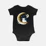 Owl Night Long-Baby-Basic-Onesie-Vallina84