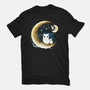 Owl Night Long-Mens-Basic-Tee-Vallina84