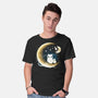 Owl Night Long-Mens-Basic-Tee-Vallina84