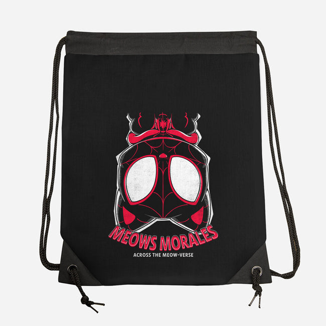 Meows Morales-None-Drawstring-Bag-estudiofitas