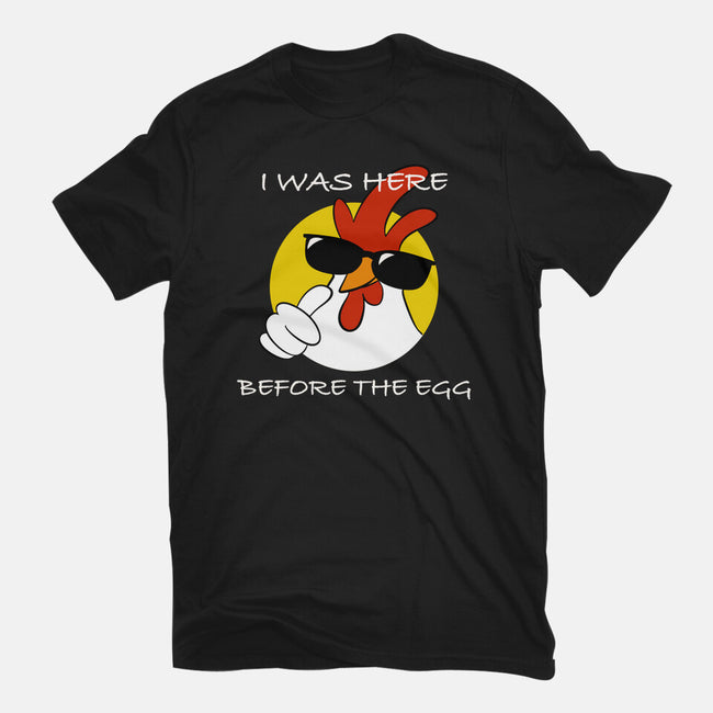 Here Before The Egg-Unisex-Basic-Tee-fanfabio