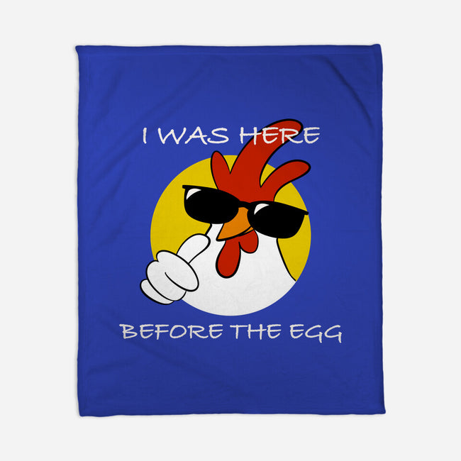 Here Before The Egg-None-Fleece-Blanket-fanfabio