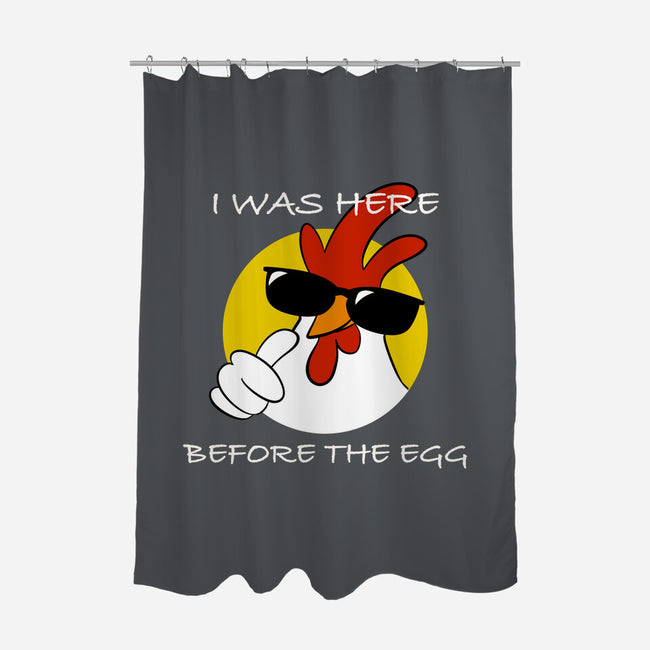 Here Before The Egg-None-Polyester-Shower Curtain-fanfabio