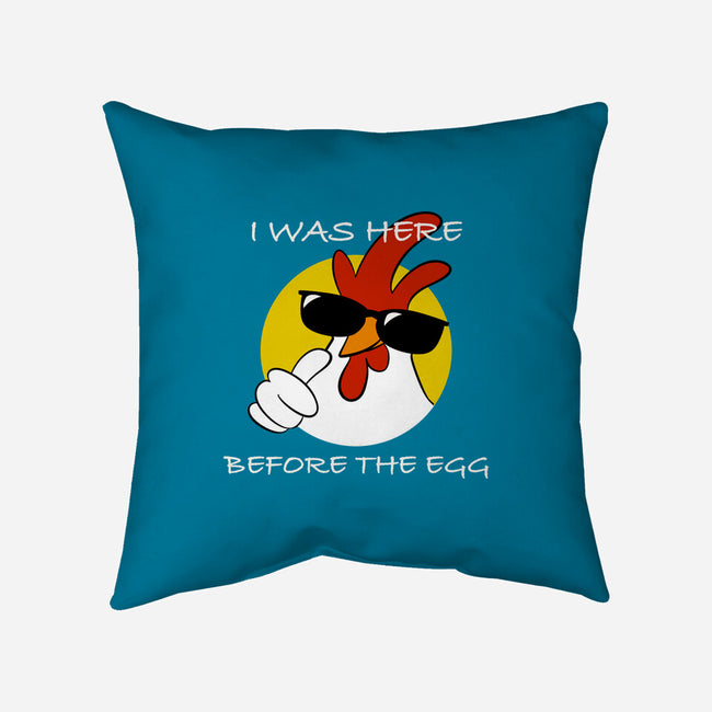 Here Before The Egg-None-Removable Cover-Throw Pillow-fanfabio