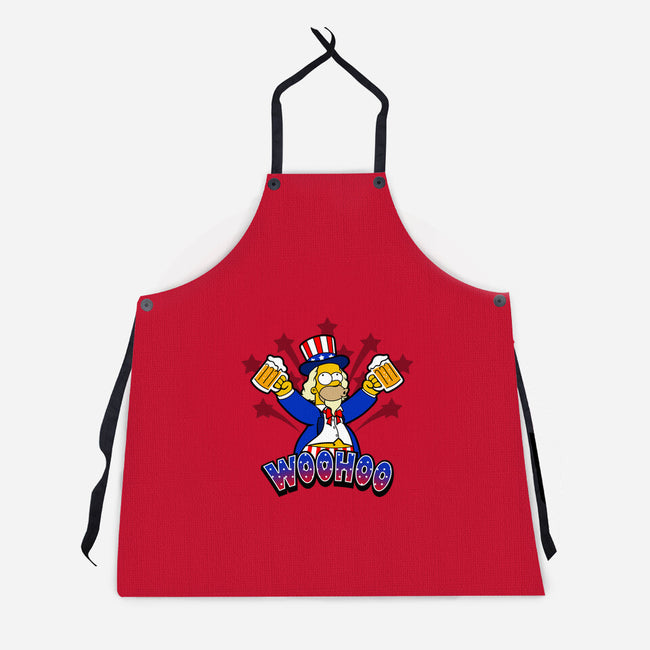 Patriotic Drinker-Unisex-Kitchen-Apron-Boggs Nicolas