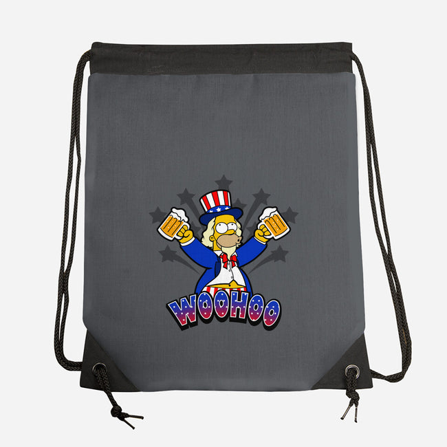 Patriotic Drinker-None-Drawstring-Bag-Boggs Nicolas