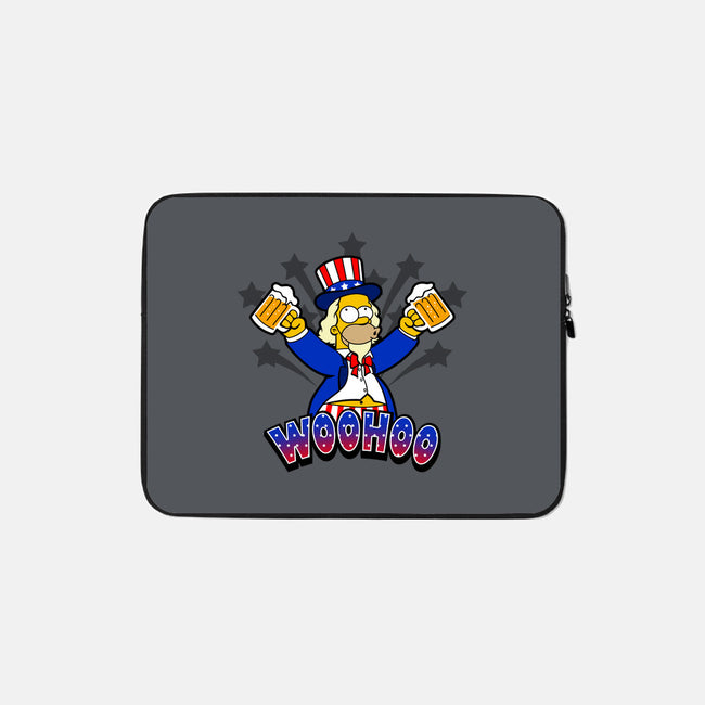 Patriotic Drinker-None-Zippered-Laptop Sleeve-Boggs Nicolas