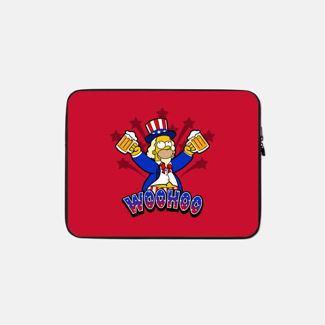 Patriotic Drinker-None-Zippered-Laptop Sleeve-Boggs Nicolas