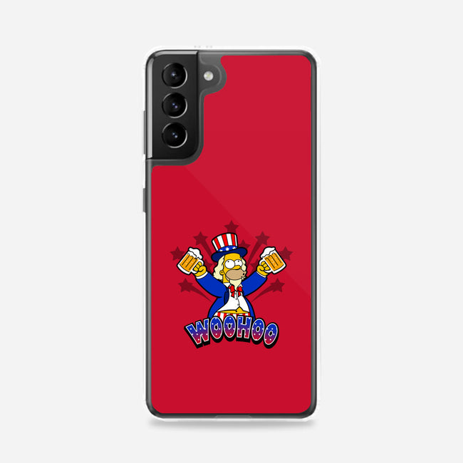 Patriotic Drinker-Samsung-Snap-Phone Case-Boggs Nicolas