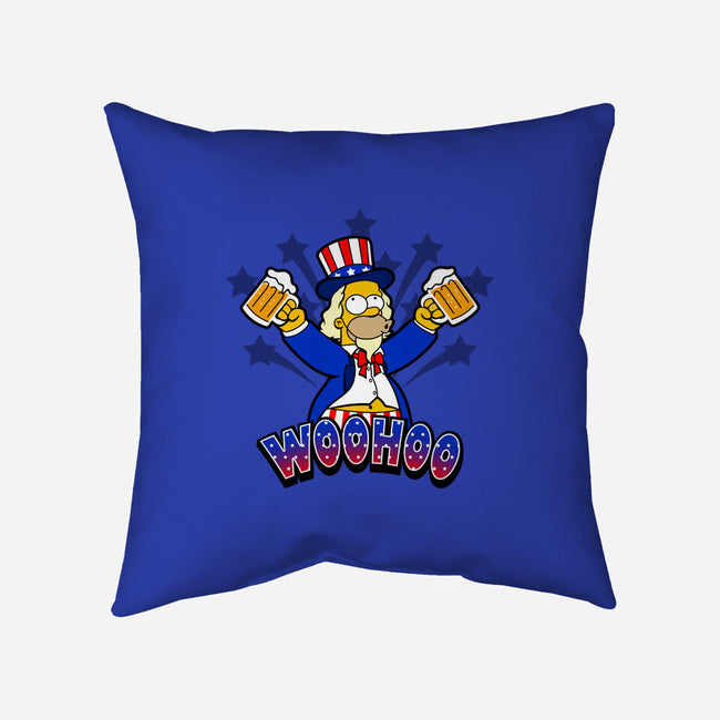 Patriotic Drinker-None-Removable Cover w Insert-Throw Pillow-Boggs Nicolas
