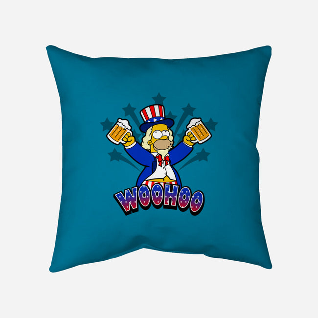Patriotic Drinker-None-Removable Cover w Insert-Throw Pillow-Boggs Nicolas