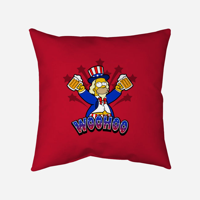 Patriotic Drinker-None-Removable Cover-Throw Pillow-Boggs Nicolas