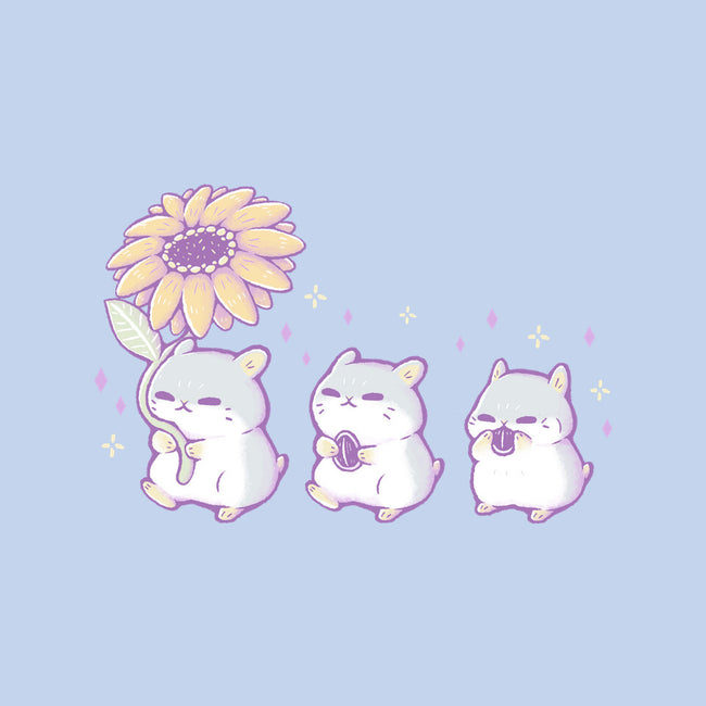 Cute Hamsters With Sunflower-None-Removable Cover w Insert-Throw Pillow-xMorfina