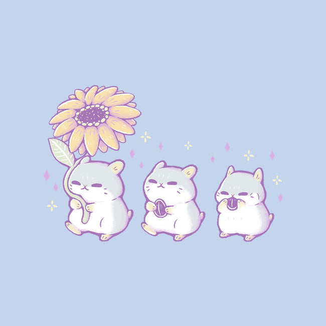 Cute Hamsters With Sunflower-None-Indoor-Rug-xMorfina