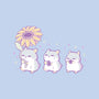 Cute Hamsters With Sunflower-None-Glossy-Sticker-xMorfina