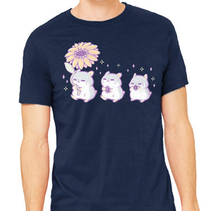 Cute Hamsters With Sunflower