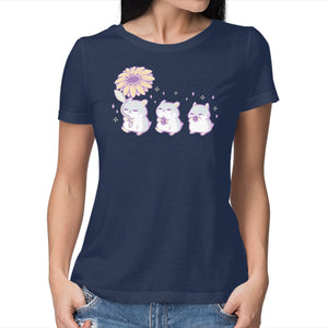 Cute Hamsters With Sunflower