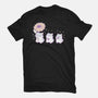 Cute Hamsters With Sunflower-Womens-Fitted-Tee-xMorfina
