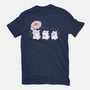 Cute Hamsters With Sunflower-Womens-Fitted-Tee-xMorfina