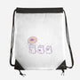 Cute Hamsters With Sunflower-None-Drawstring-Bag-xMorfina