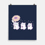 Cute Hamsters With Sunflower-None-Matte-Poster-xMorfina