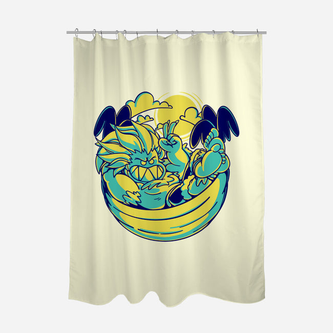 Electrified Peace-None-Polyester-Shower Curtain-estudiofitas