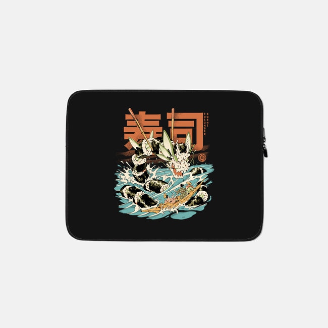 Cucumber Sushi Dragon-None-Zippered-Laptop Sleeve-ilustrata