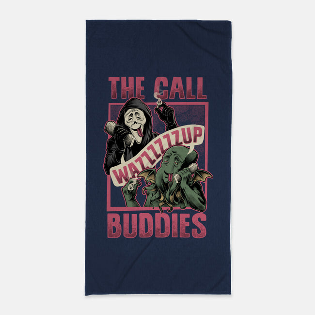 Cthulhu Call Buddies-None-Beach-Towel-Studio Mootant