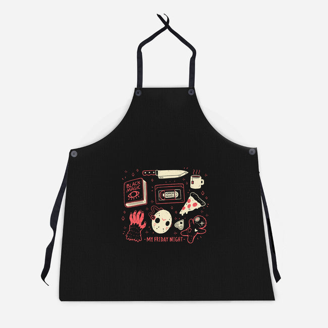 My Friday Night-Unisex-Kitchen-Apron-xMorfina