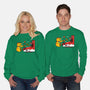 Arcade Record-Unisex-Crew Neck-Sweatshirt-Raffiti