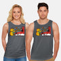 Arcade Record-Unisex-Basic-Tank-Raffiti