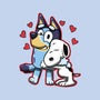 Dog Hug-None-Drawstring-Bag-nickzzarto