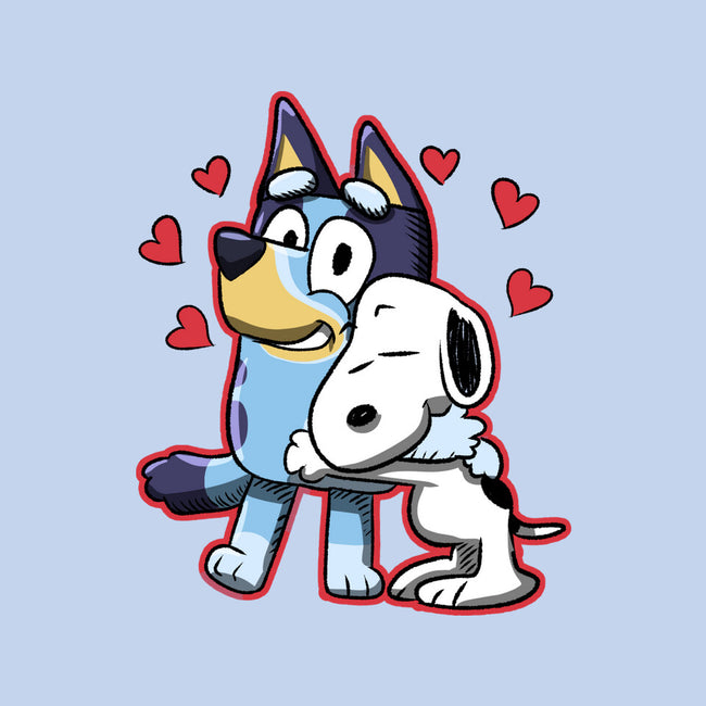 Dog Hug-Mens-Long Sleeved-Tee-nickzzarto