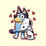 Dog Hug-None-Removable Cover w Insert-Throw Pillow-nickzzarto