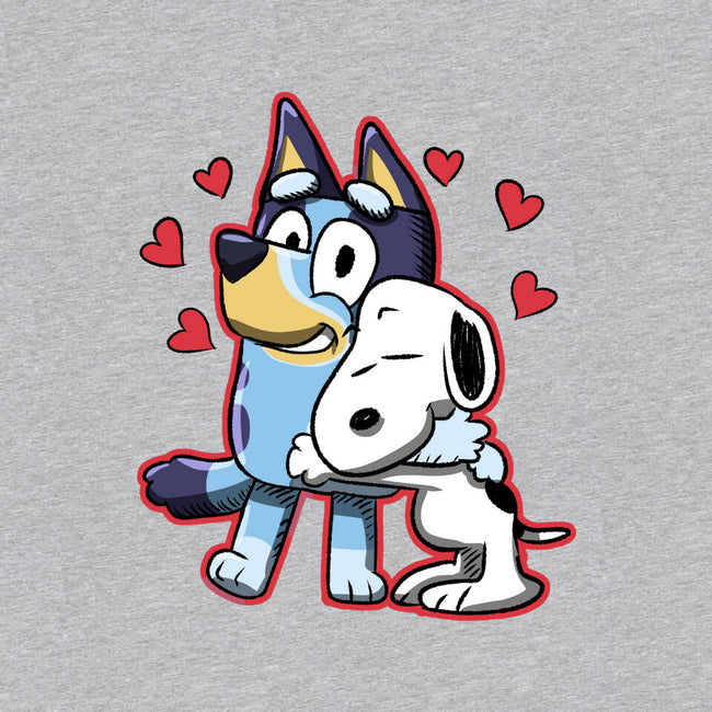 Dog Hug-Youth-Pullover-Sweatshirt-nickzzarto
