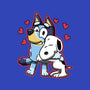 Dog Hug-Womens-Fitted-Tee-nickzzarto