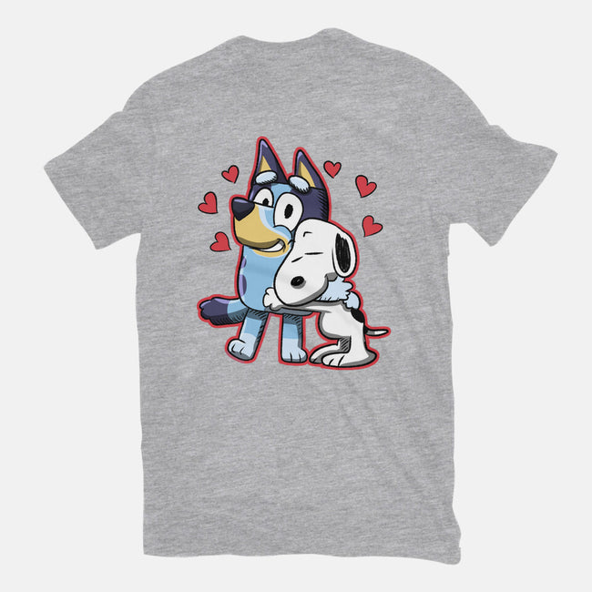 Dog Hug-Mens-Heavyweight-Tee-nickzzarto