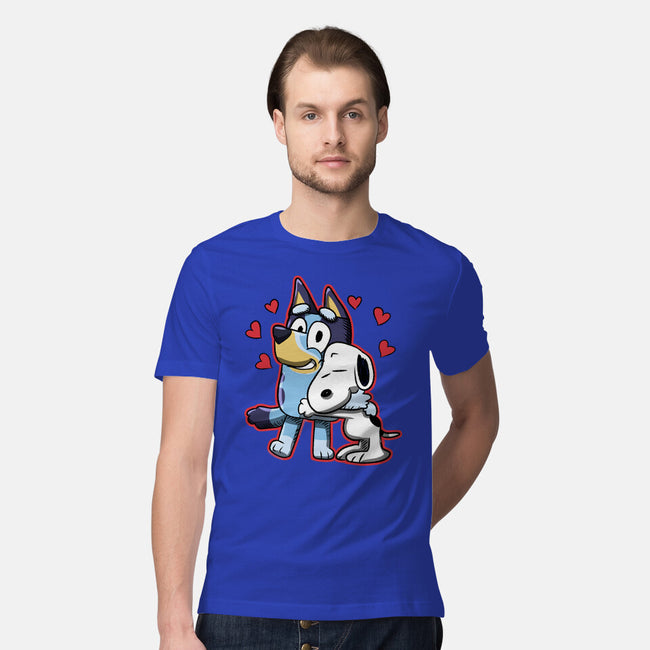 Dog Hug-Mens-Premium-Tee-nickzzarto