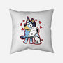 Dog Hug-None-Removable Cover w Insert-Throw Pillow-nickzzarto