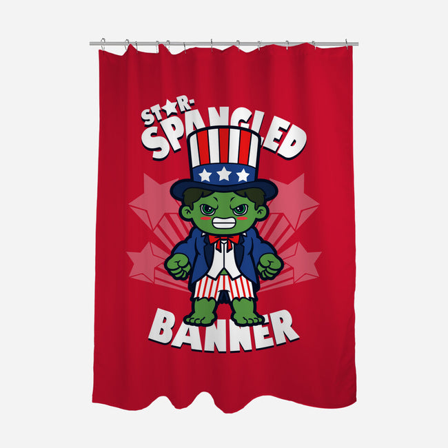 Star-Spangled Banner-None-Polyester-Shower Curtain-Boggs Nicolas