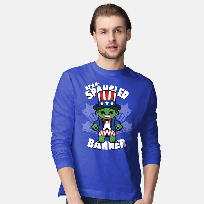 Star-Spangled Banner-Mens-Long Sleeved-Tee-Boggs Nicolas