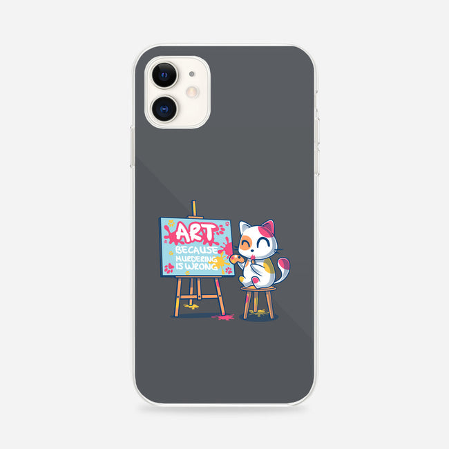 Art Because Murdering Is Wrong-iPhone-Snap-Phone Case-erion_designs