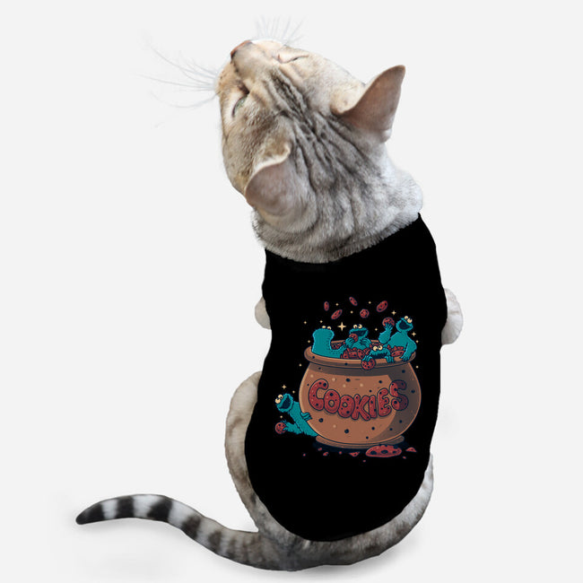 Cookies Are My Hobby-Cat-Basic-Pet Tank-erion_designs