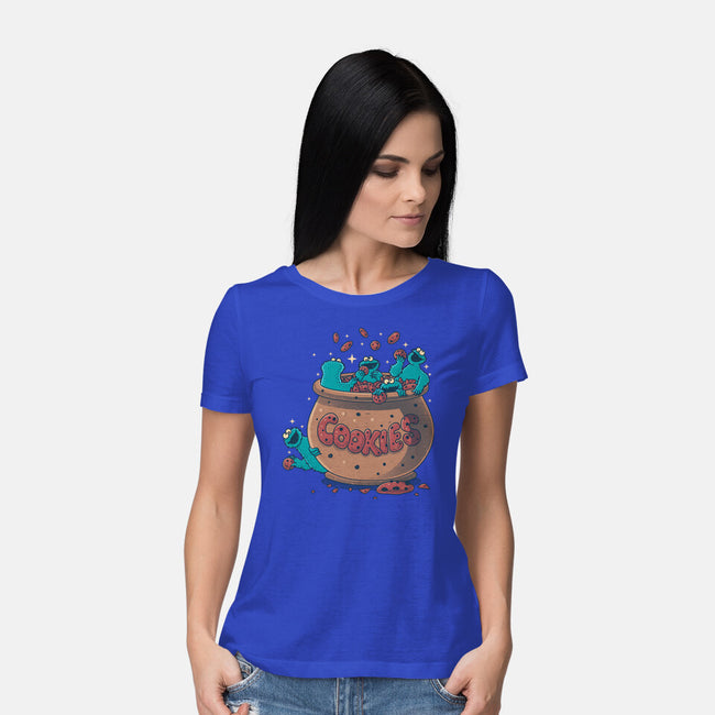 Cookies Are My Hobby-Womens-Basic-Tee-erion_designs