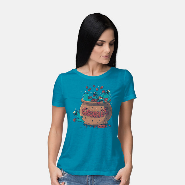 Cookies Are My Hobby-Womens-Basic-Tee-erion_designs